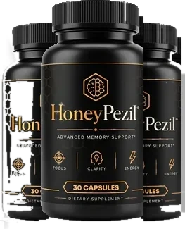 HoneyPezil 3-bottle memory supplement package